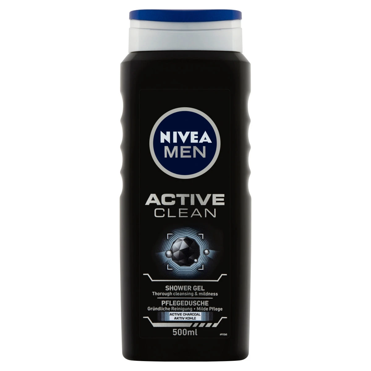 NIVEA MEN Tusfürdő Active Clean, 500 ml
