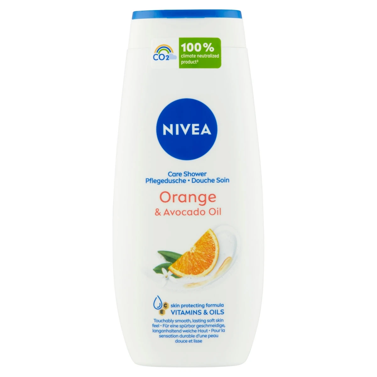 NIVEA Tusfürdő Care & Orange, 250 ml