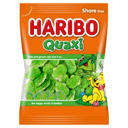 Haribo Haribo Quaxi gyümölcsízű gumicukor habcukorral 200 g