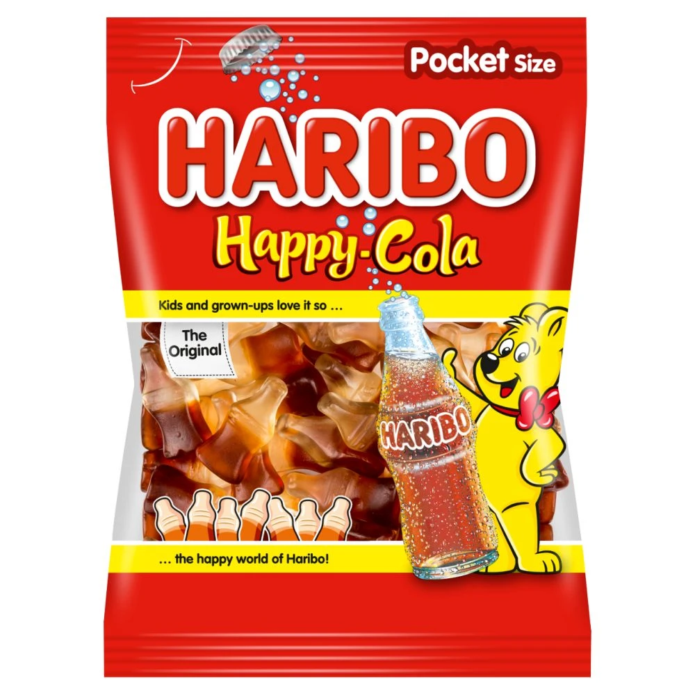 Haribo Happy Cola kólaízű gumicukor 100 g