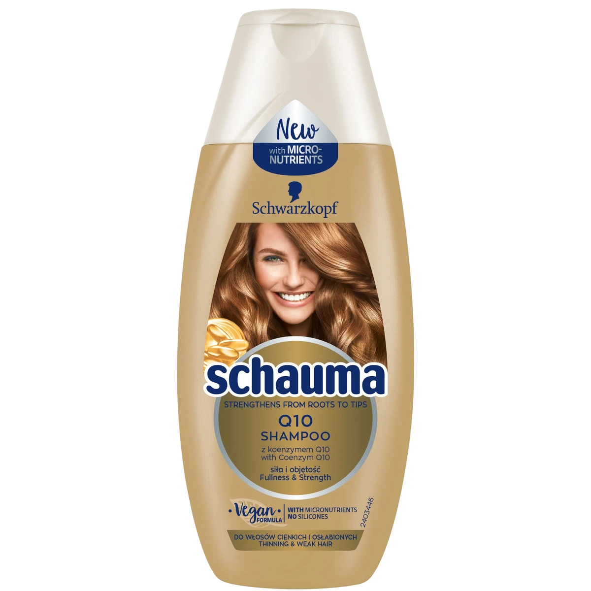 Schwarzkopf Schauma hajsampon 250 ml Q10 hajerősítő