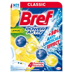 Bref Bref Power Aktiv Lemon WC-frissítő, 50 g