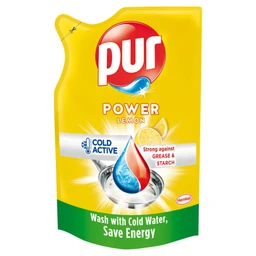 Pur Pur Kézi mosogatószer 3xaction Lemon, 0,45 l