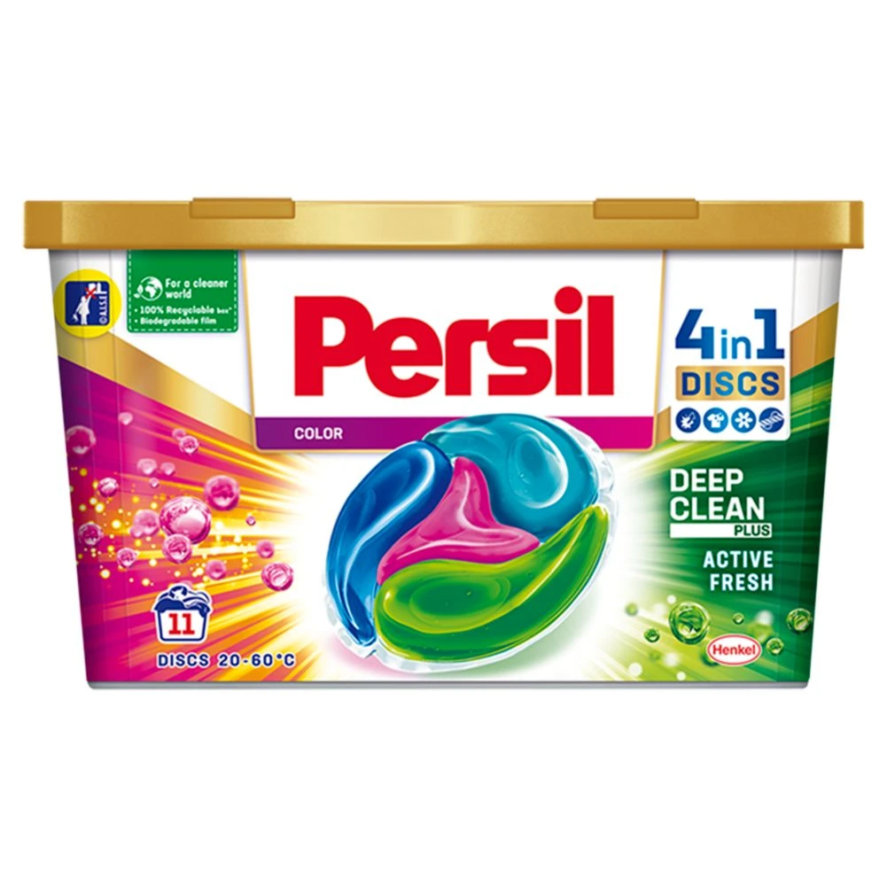 Persil Discs Color mosószer koncentrátum gépi mosáshoz színes ruhadarabokhoz 11 mosás 275 g