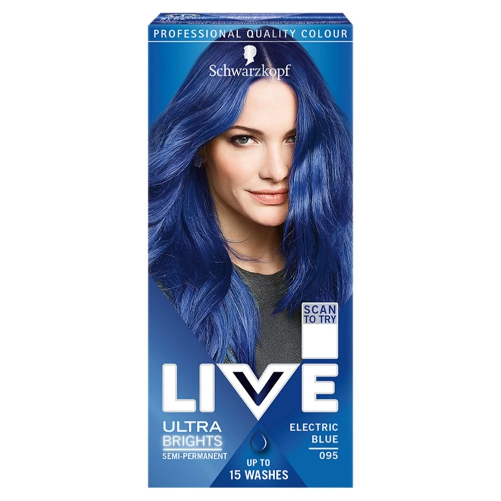 Schwarzkopf Live hajszínező 95 Vibráló kék