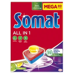 Somat Somat All in 1 Lemon&Lime mosogatógép tabletta 80 db