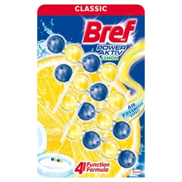 Bref Bref Power Aktiv Juicy Lemon WC frissítő 4 x 50 g