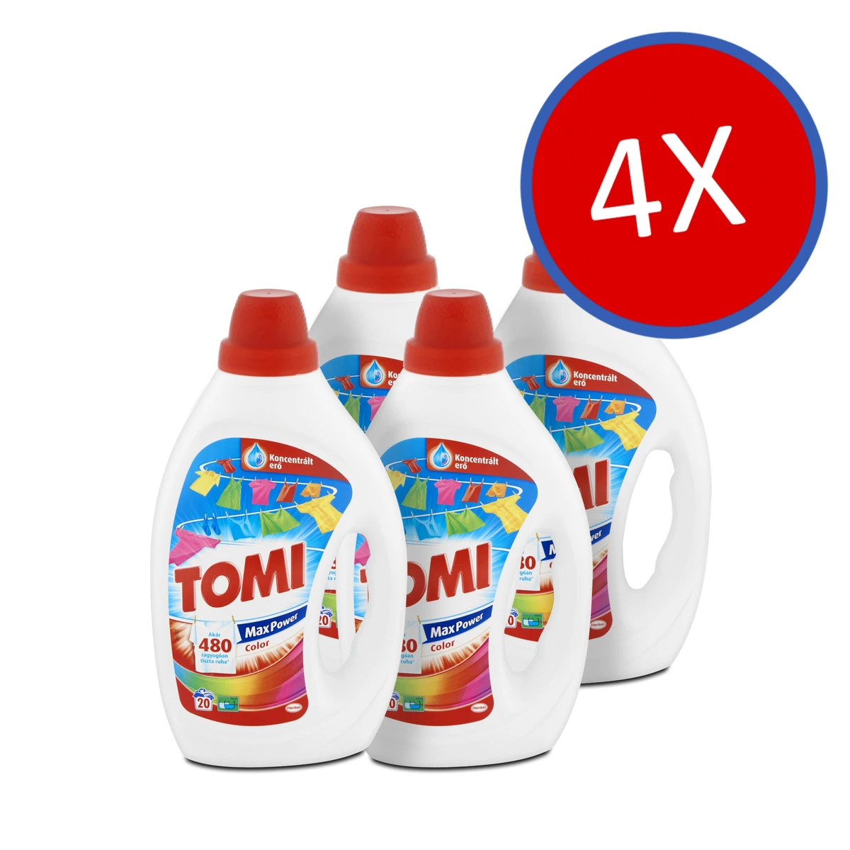 Tomi Max Power Color mosószer 20 mosás 1 l