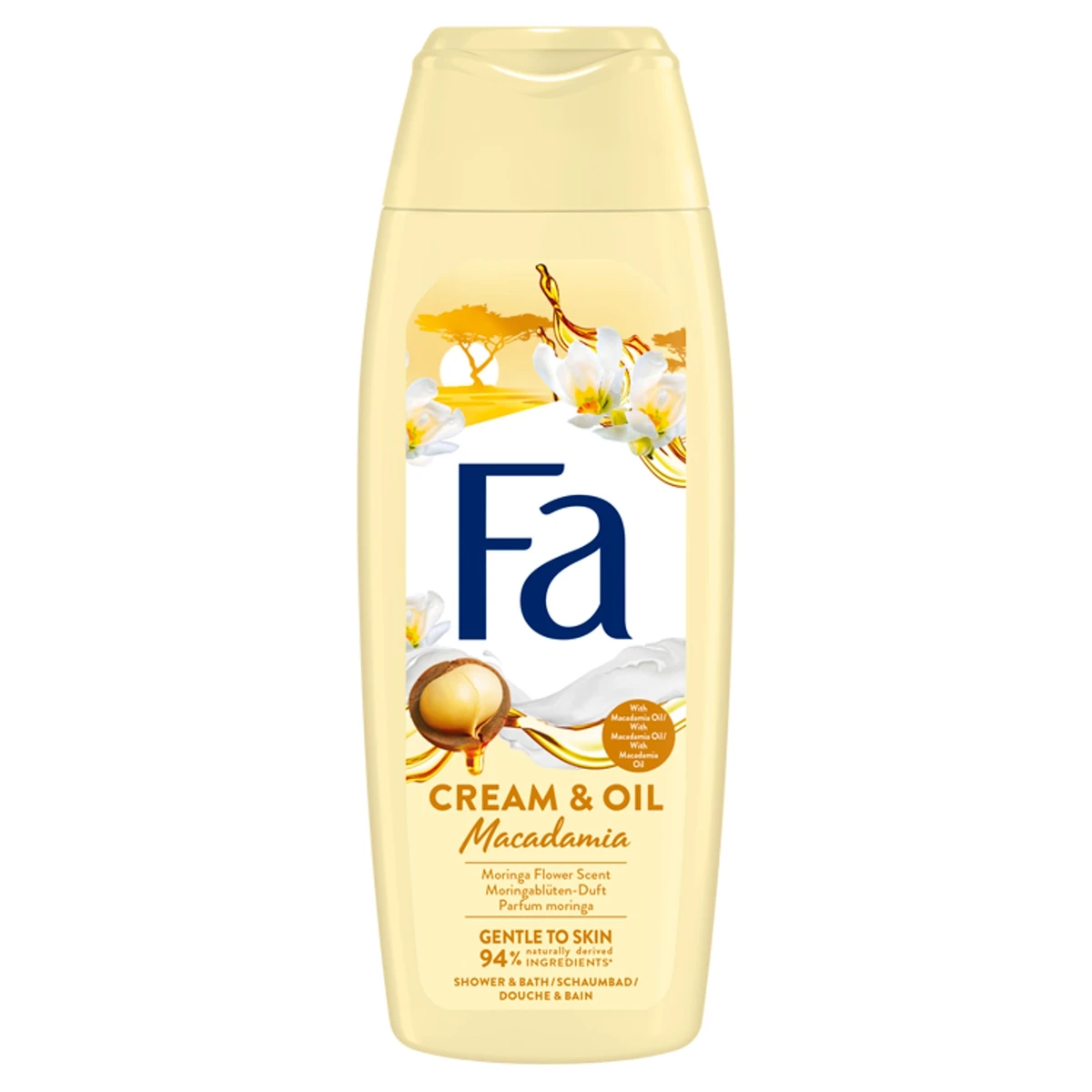 Fa Krémhabfürdő Cream & Oil Moringa, 500 ml